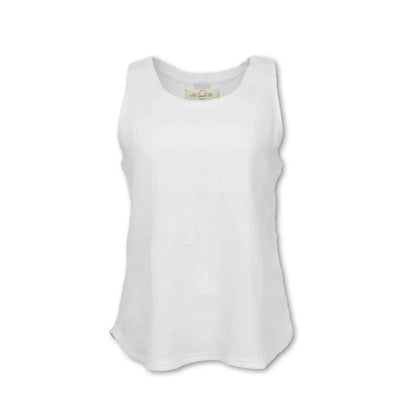 Purnell Women's Gauze Tank-Women's - Clothing - Tops-White-S-Appalachian Outfitters