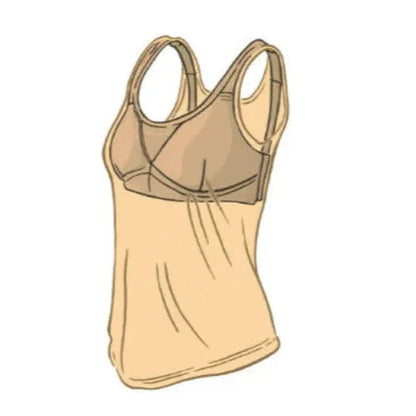 A front view of the Purnell Women's Karya Tank Top in Black showing the racerback straps and a plain white background.