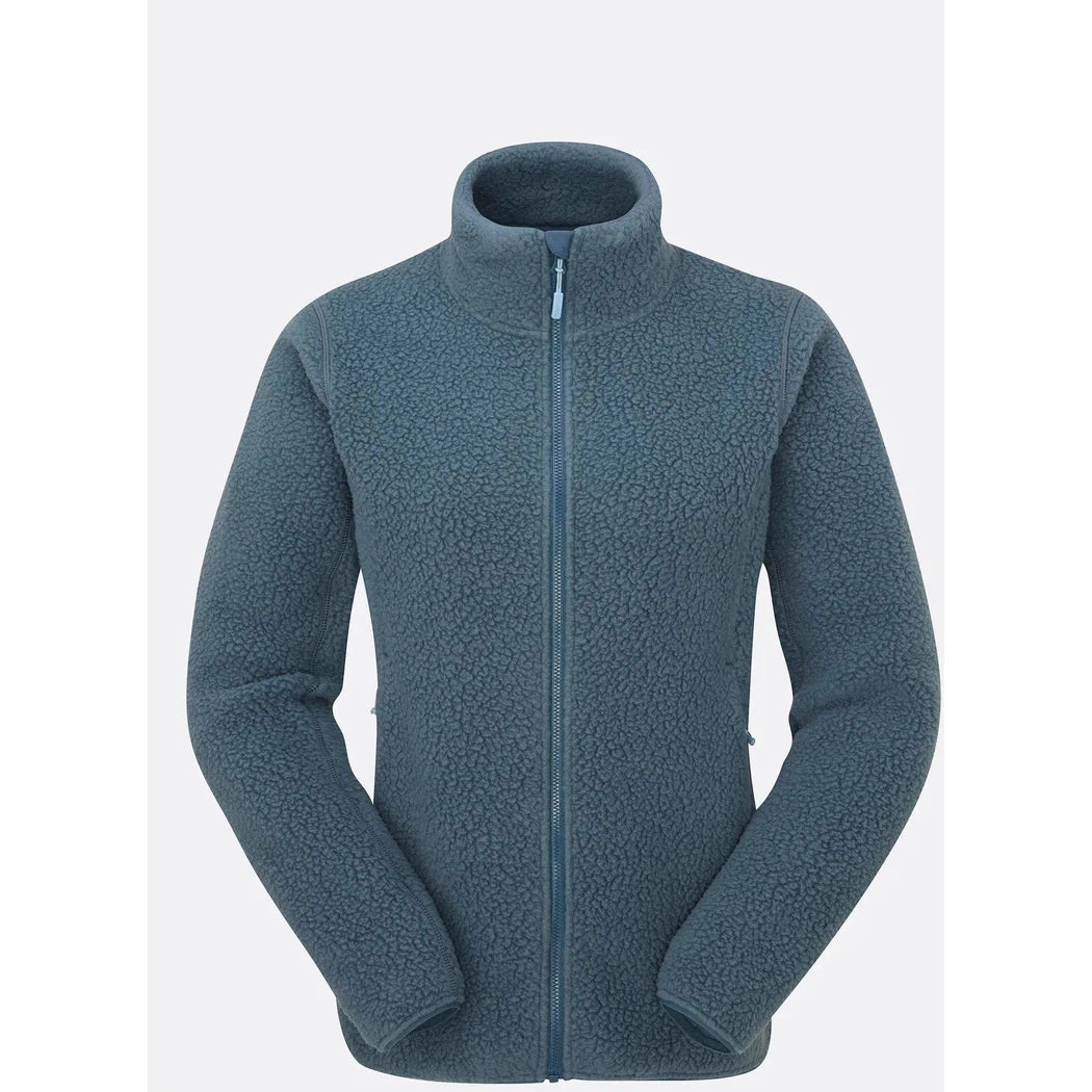 Rab Women's Shearling Jacket-Women's - Clothing - Jackets & Vests-Rab-Orion Blue-10-Appalachian Outfitters