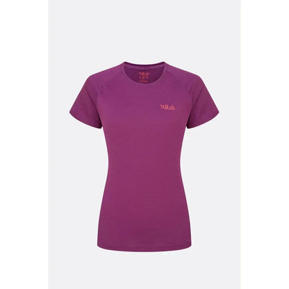 Rab Women's Sonic Tee-Women's - Clothing - Tops-Rab-Plum-10-Appalachian Outfitters