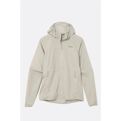 Rab Women's Windgather Hoody-Women's - Clothing - Jackets & Vests-Rab-Pebble-S-Appalachian Outfitters
