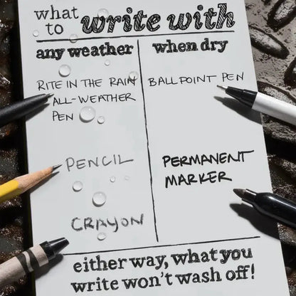 Rite in the Rain Rite in the Rain Notebook, 3.25" x 4.625" Cover 3 PK-Camping - Accessories - Books-Notebooks-Rite in the Rain-Appalachian Outfitters