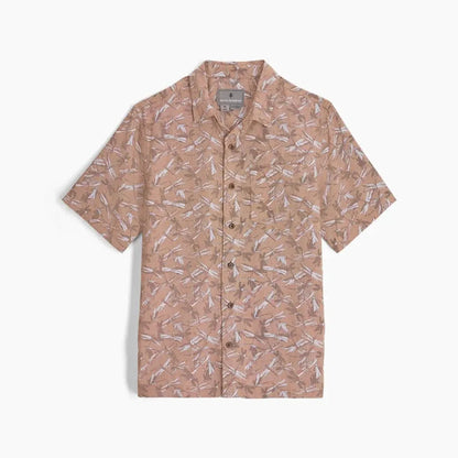 Royal Robbins Men's Camino Pucker Short Sleeve-Men's - Clothing - Tops-Royal Robbins-Pecan Dragonfly Pt-M-Appalachian Outfitters