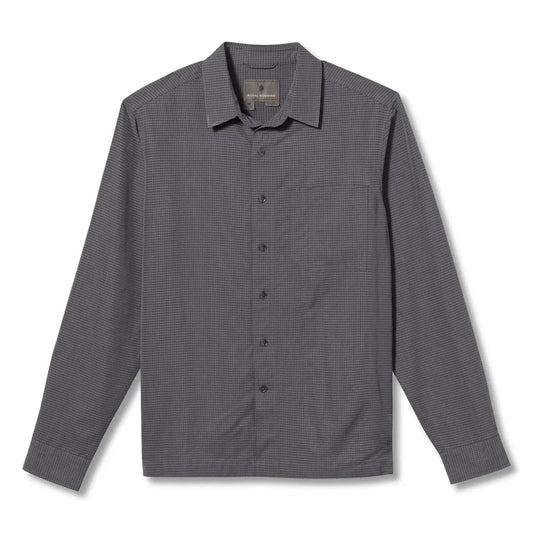 Royal Robbins Men's Desert Pucker Dry Long Sleeve-Men's - Clothing - Tops-Royal Robbins-Asphalt-M-Appalachian Outfitters