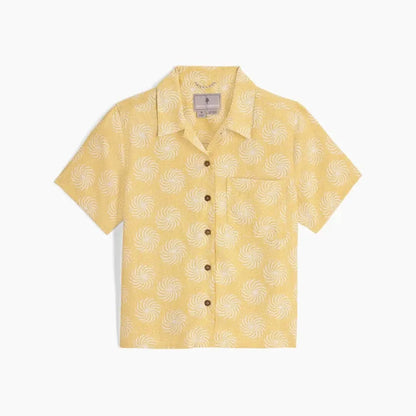 Royal Robbins Women's Camino Pucker Short Sleeve-Women's - Clothing - Tops-Royal Robbins-Sunbeam Ray Pt-S-Appalachian Outfitters