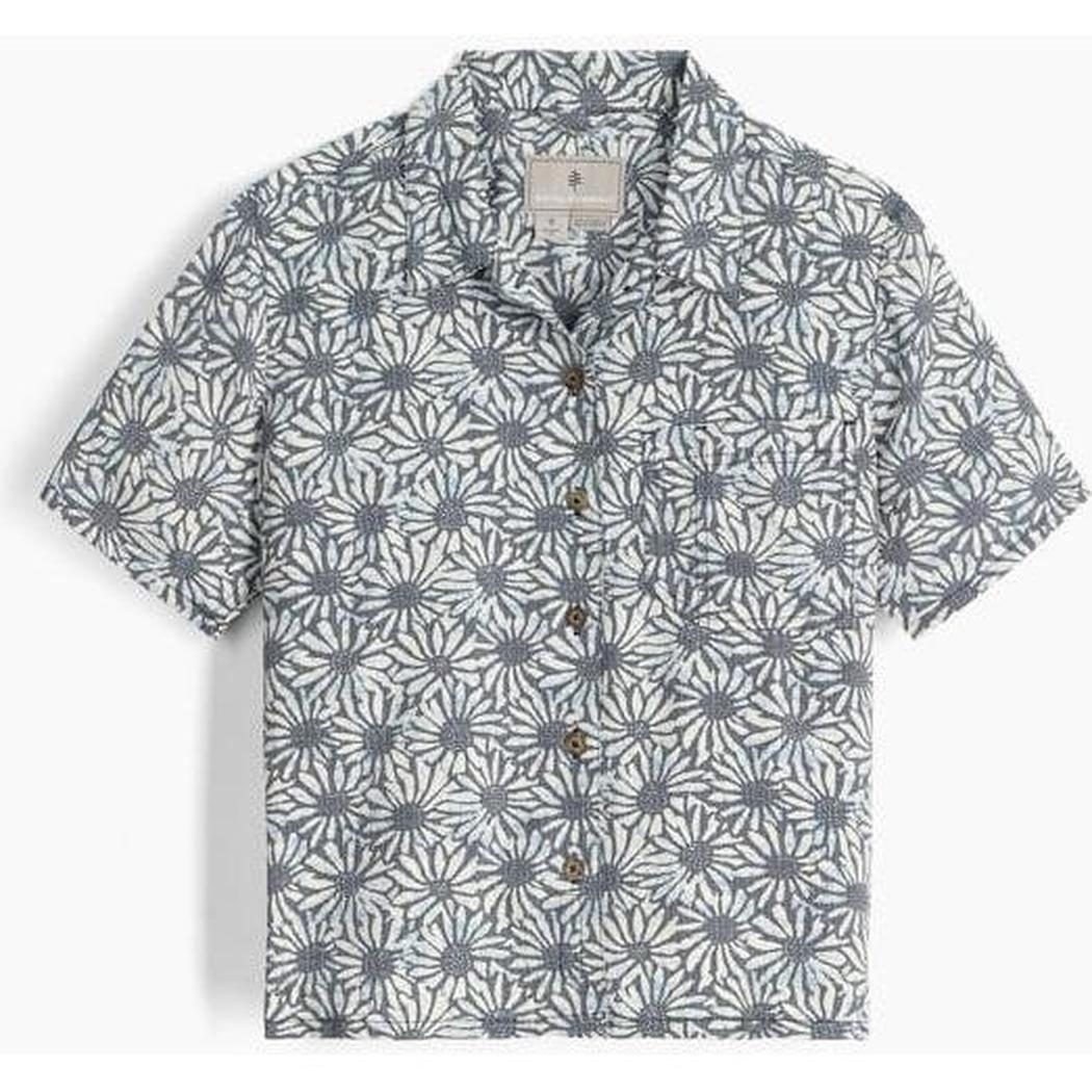 Royal Robbins Women's Camino Pucker Short Sleeve-Women's - Clothing - Tops-Royal Robbins-Deep Blue Caledonia Pt-S-Appalachian Outfitters