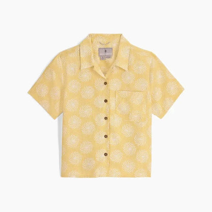 Royal Robbins Women's Camino Pucker Short Sleeve-Women's - Clothing - Tops-Sunbeam Ray Pt-S-Appalachian Outfitters