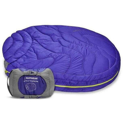 Ruffwear Highlands Dog Sleeping Bag Huckleberry Blue Outdoor