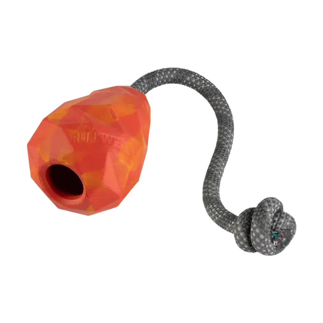 Ruffwear Huck-a-cone Toy-Pets - Toys-Ruffwear-Red Sumac-Appalachian Outfitters