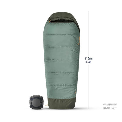 Sea To Summit Boab Synthetic Sleeping Bag 30F|-1C-Camping - Sleeping Bags - Synthetic-Sea To Summit-Laurel Wreath Green-Regular Wide-Appalachian Outfitters