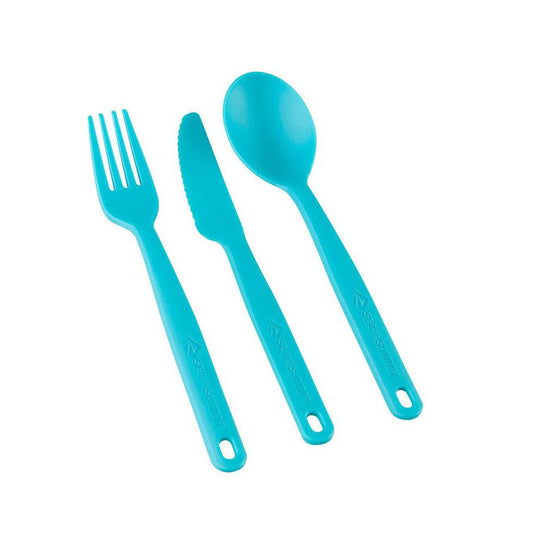 Camp Cutlery Utensil Set-Camping - Cooking - Utensils-Sea To Summit-Pacific Blue-Appalachian Outfitters