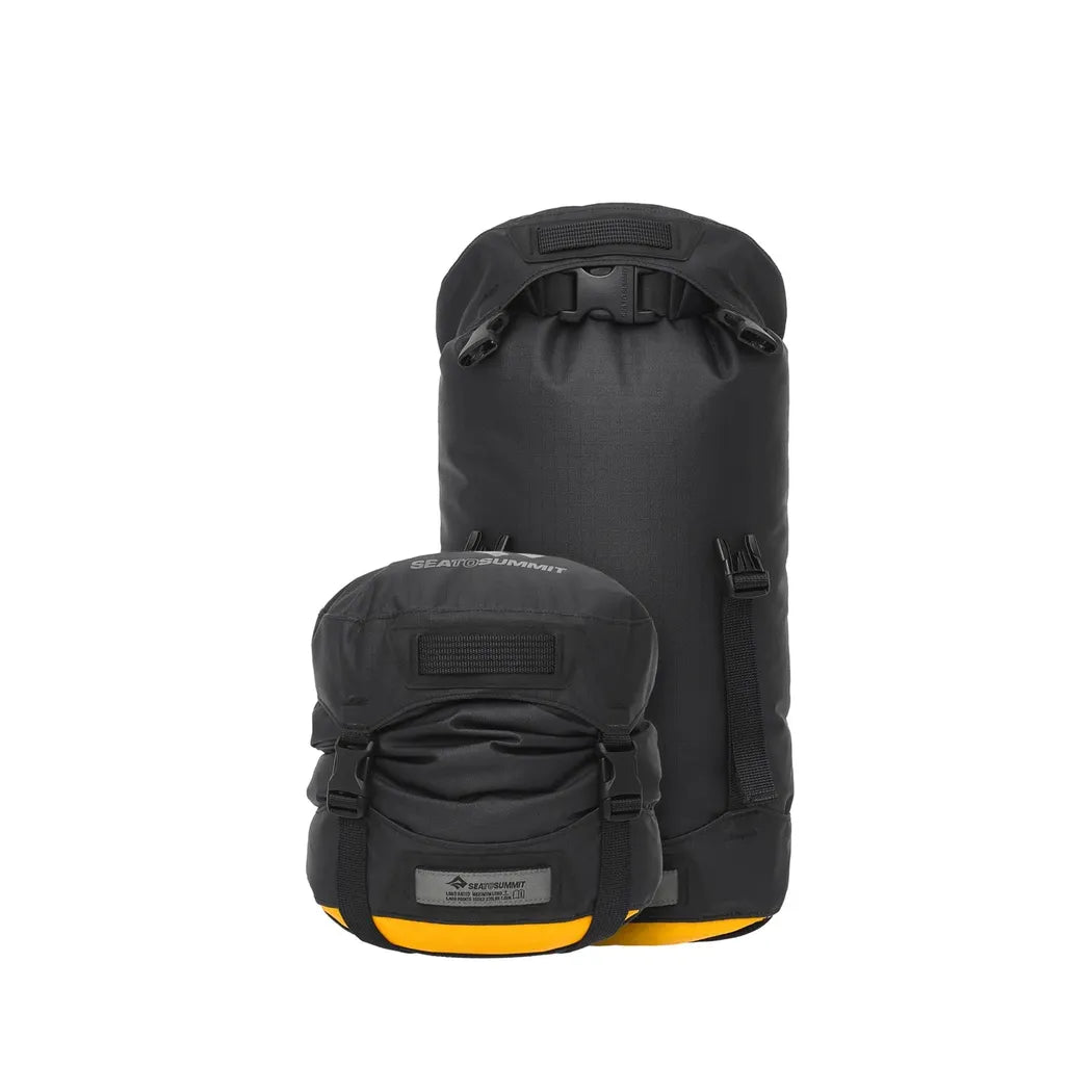 Sea To Summit Evac Heavy Duty Compression Dry Bag-Camping - First Aid - Hygenie-Sea To Summit-8L-Jet Black-Appalachian Outfitters