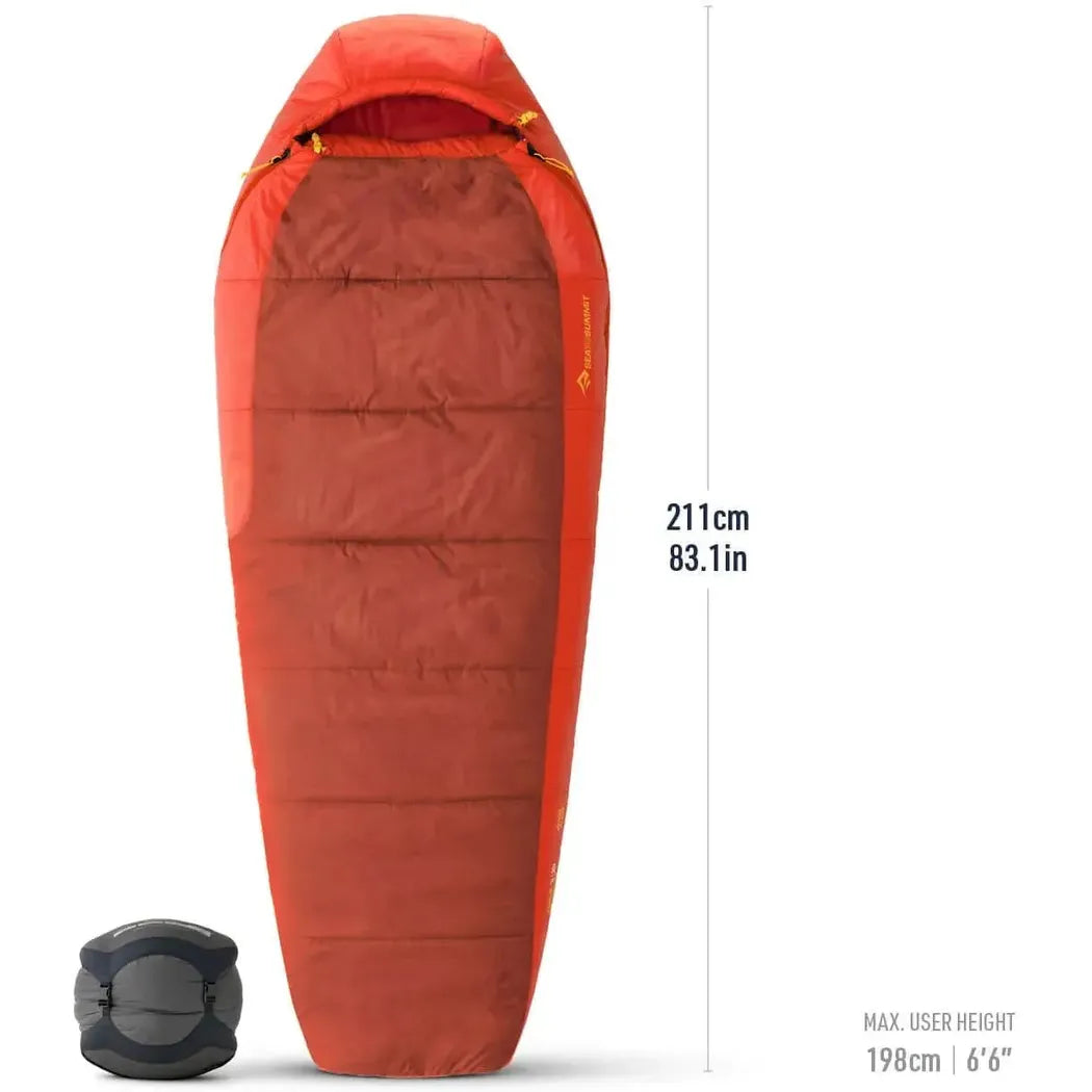 Sea To Summit Hamelin Synthetic Sleeping Bag-Camping - Sleeping Bags - Synthetic-Sea To Summit-30F|-1C-Long-Appalachian Outfitters