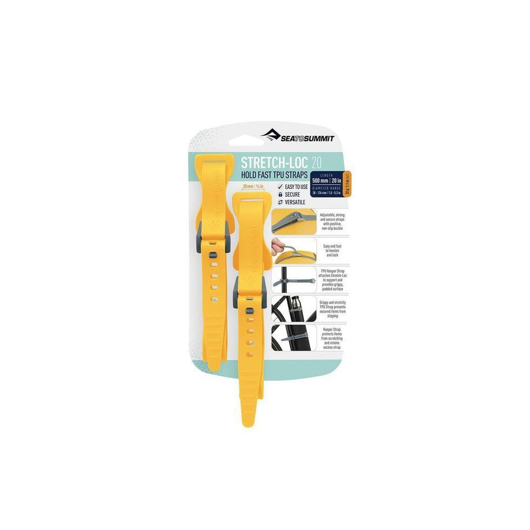 Sea To Summit-Stretch-Loc TPU Straps 2 Pack-Appalachian Outfitters