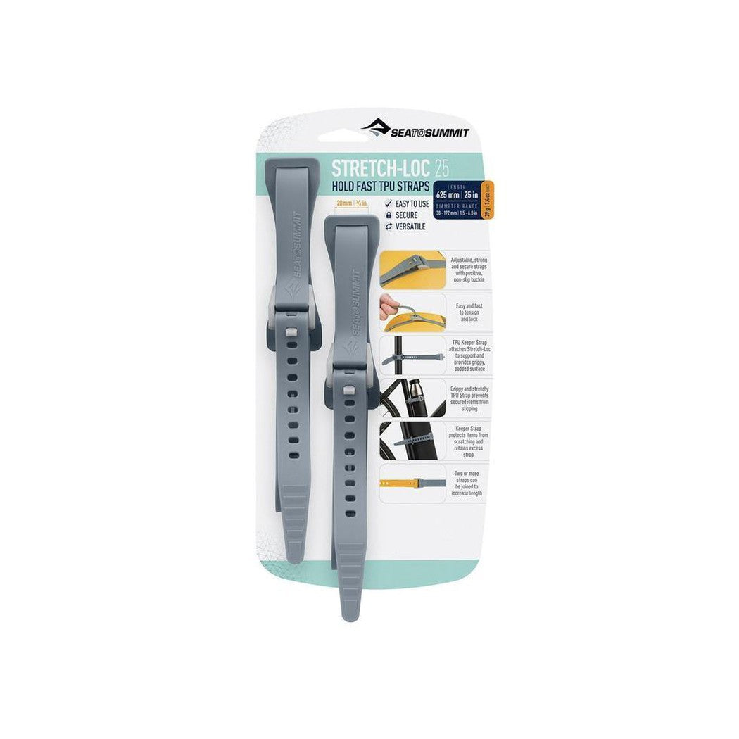 Sea To Summit-Stretch-Loc TPU Straps 2 Pack-Appalachian Outfitters