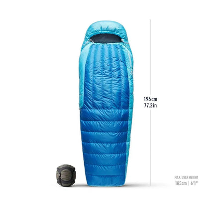 Sea To Summit Trek Down Sleeping Bag Unisex 30F | -1C-Camping - Sleeping Bags - Down-Sea To Summit-Regular-Snorkel Blue-Appalachian Outfitters