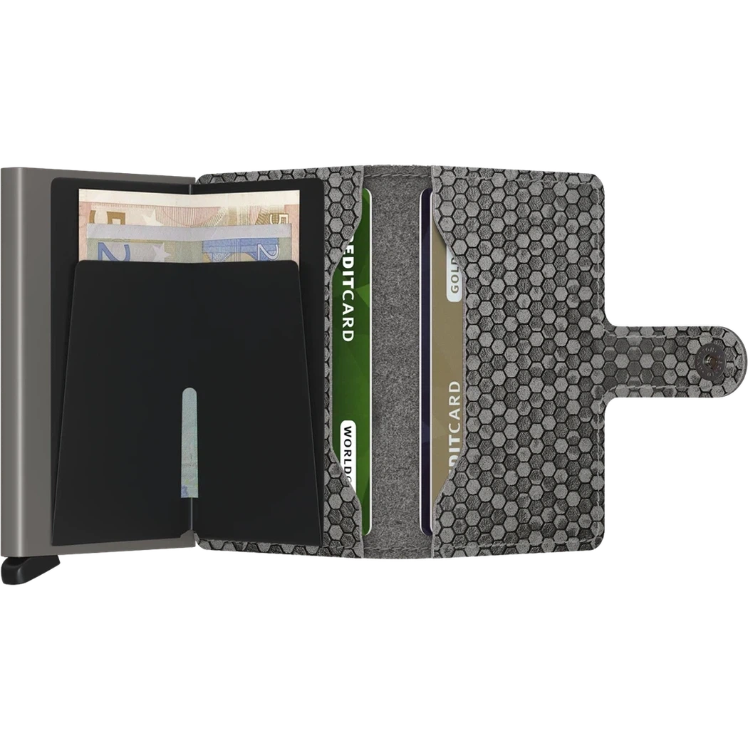 SECRID Mini - Hexagon-Accessories - Wallets-SECRID-Grey-Appalachian Outfitters
