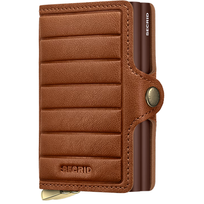 SECRID Premium Twinwallet Emboss Lines +-Accessories - Wallets-SECRID-Cognac-Appalachian Outfitters