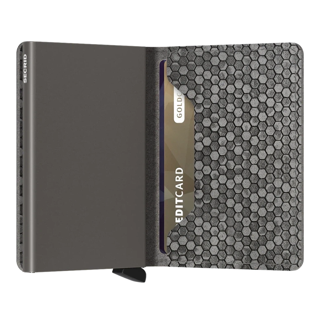 SECRID Slim - Hexagon-Accessories - Wallets-SECRID-Grey-Appalachian Outfitters