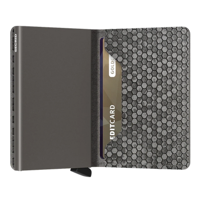 SECRID Slim - Hexagon-Accessories - Wallets-SECRID-Grey-Appalachian Outfitters