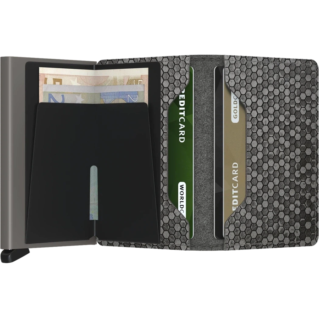 SECRID Slim - Hexagon-Accessories - Wallets-SECRID-Grey-Appalachian Outfitters