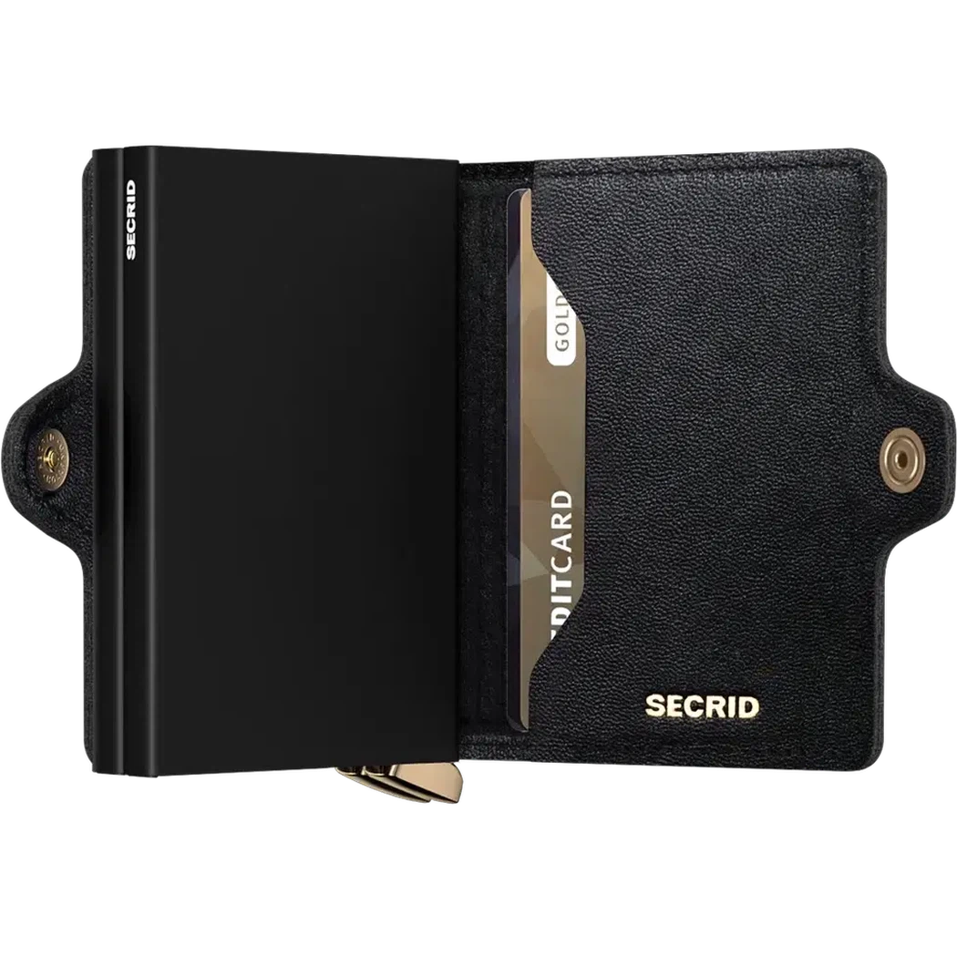 SECRID Twin Wallet - Emboss Lines-Accessories - Wallets-SECRID-Black-Appalachian Outfitters