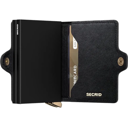 SECRID Twin Wallet - Emboss Lines-Accessories - Wallets-SECRID-Black-Appalachian Outfitters