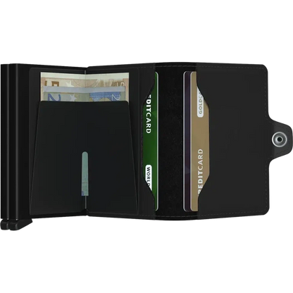 SECRID Twin Wallet - Matte-Accessories - Wallets-SECRID-Black-Appalachian Outfitters