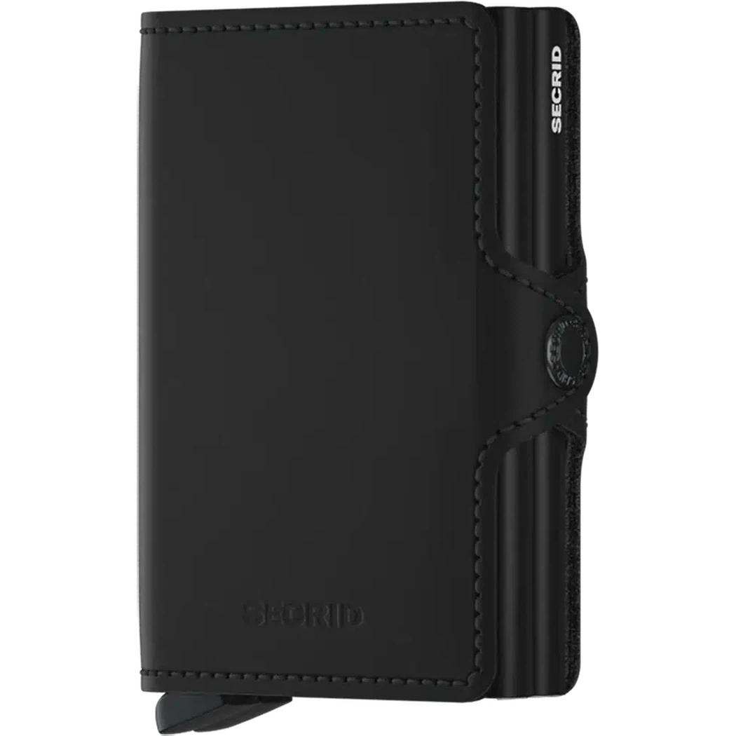 SECRID Twin Wallet - Matte-Accessories - Wallets-SECRID-Black-Appalachian Outfitters