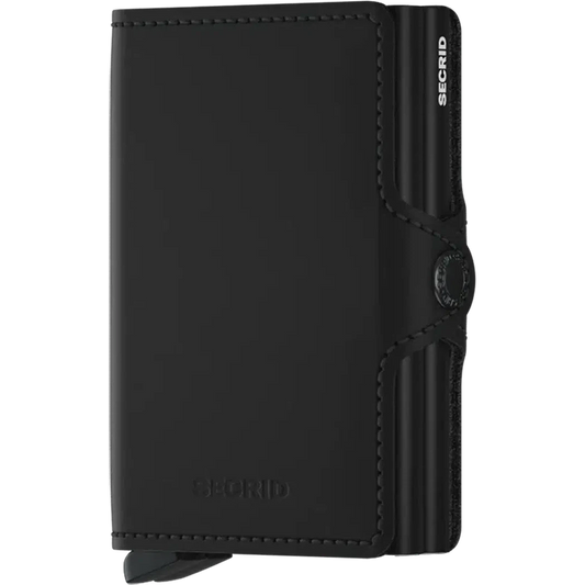 SECRID Twin Wallet - Matte-Accessories - Wallets-SECRID-Black-Appalachian Outfitters