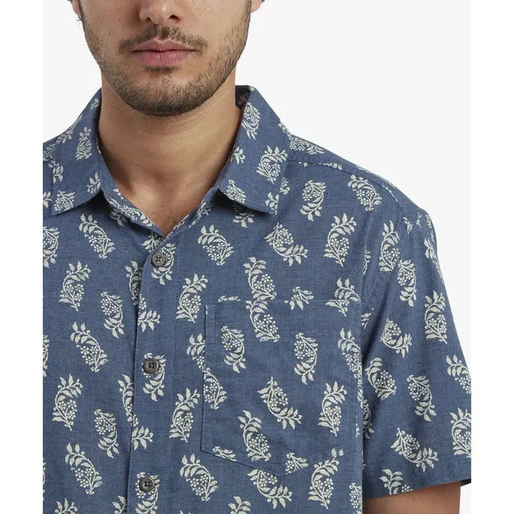 Sherpa Adventure Gear Men's Indi Floral Short Sleeve Shirt-Men's - Clothing - Tops-Sherpa Adventure Gear-Appalachian Outfitters
