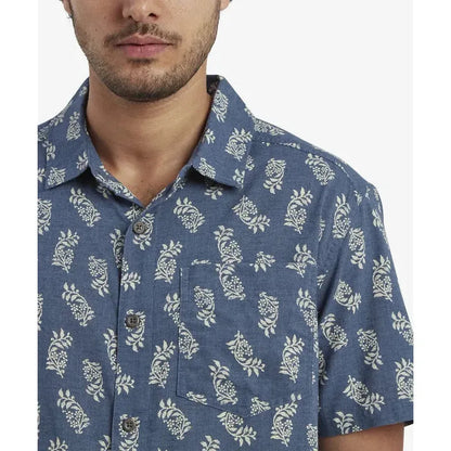 Sherpa Adventure Gear Men's Indi Floral Short Sleeve Shirt-Men's - Clothing - Tops-Sherpa Adventure Gear-Appalachian Outfitters