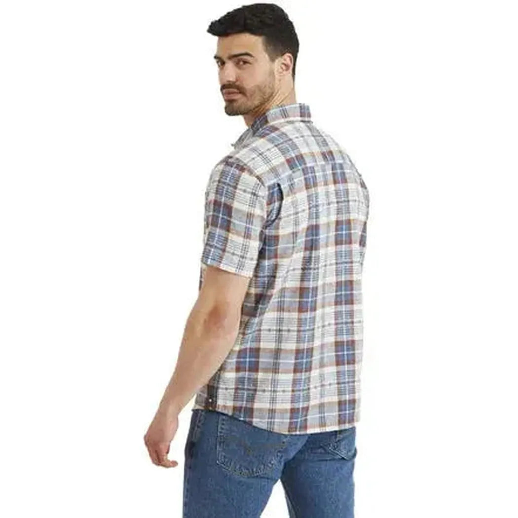Sherpa Adventure Gear Men's Jampa Plaid Short Sleeve Shirt-Men's - Clothing - Tops-Sherpa Adventure Gear-Appalachian Outfitters