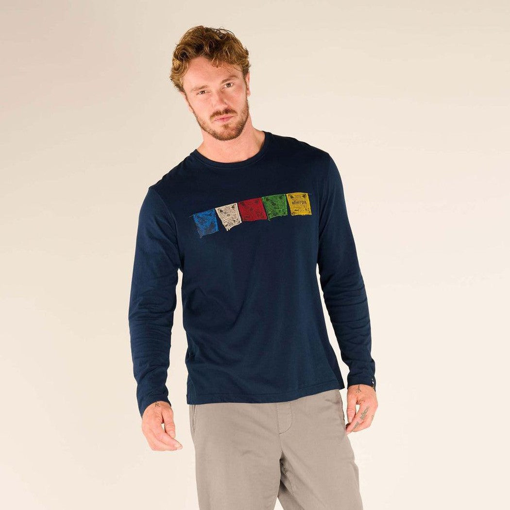 Men's Tarcho Long Sleeve Tee-Men's - Clothing - Tops-Sherpa Adventure Gear-Rathee-M-Appalachian Outfitters
