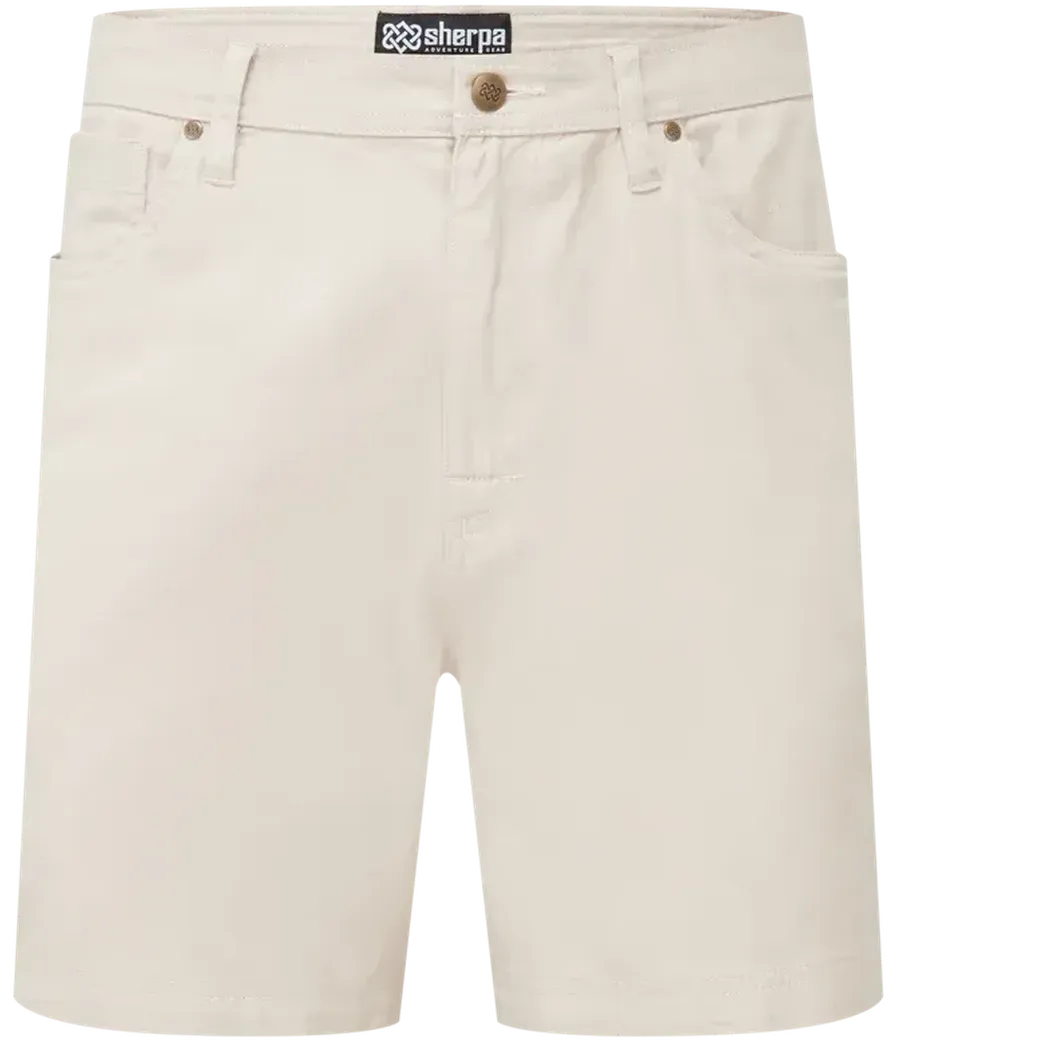 Sherpa Adventure Gear Sample - Men's Dando 5 Pocket Short-Men's - Clothing - Bottoms-Sherpa Adventure Gear-Goa Sand-M-Appalachian Outfitters