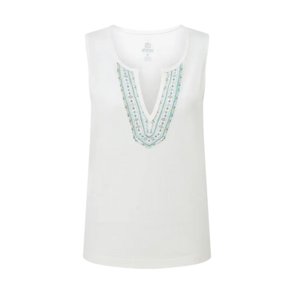 Sherpa Adventure Gear Women's Kalindi Tank-Women's - Clothing - Tops-Sherpa Adventure Gear-Katha White-S-Appalachian Outfitters