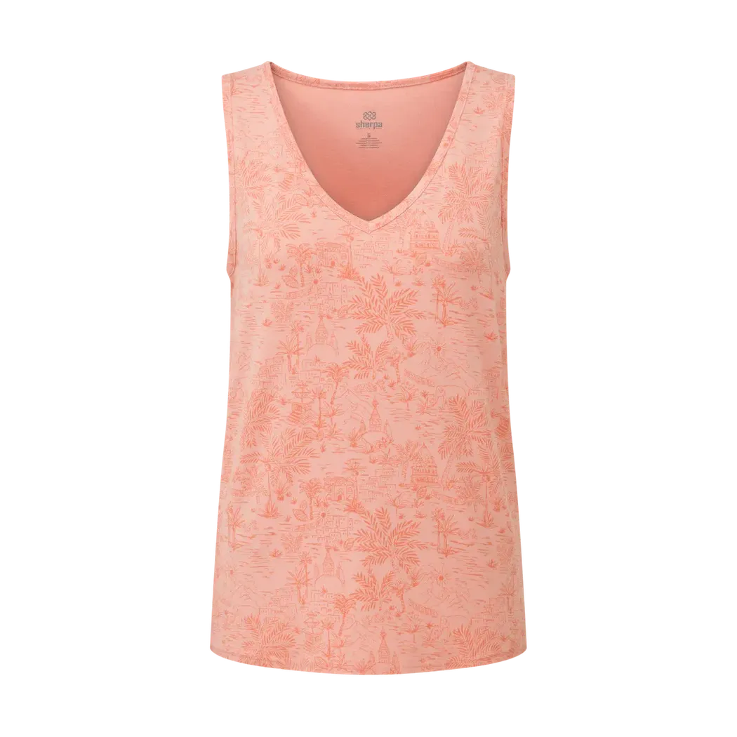 Sherpa Adventure Gear Women's Neha V-Neck Tank-Women's - Clothing - Tops-Sherpa Adventure Gear-Rose Gold-S-Appalachian Outfitters