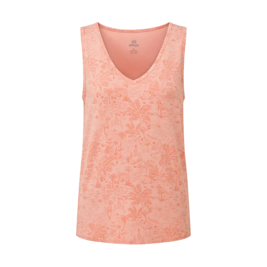 Sherpa Adventure Gear Women's Neha V-Neck Tank-Women's - Clothing - Tops-Sherpa Adventure Gear-Rose Gold-S-Appalachian Outfitters