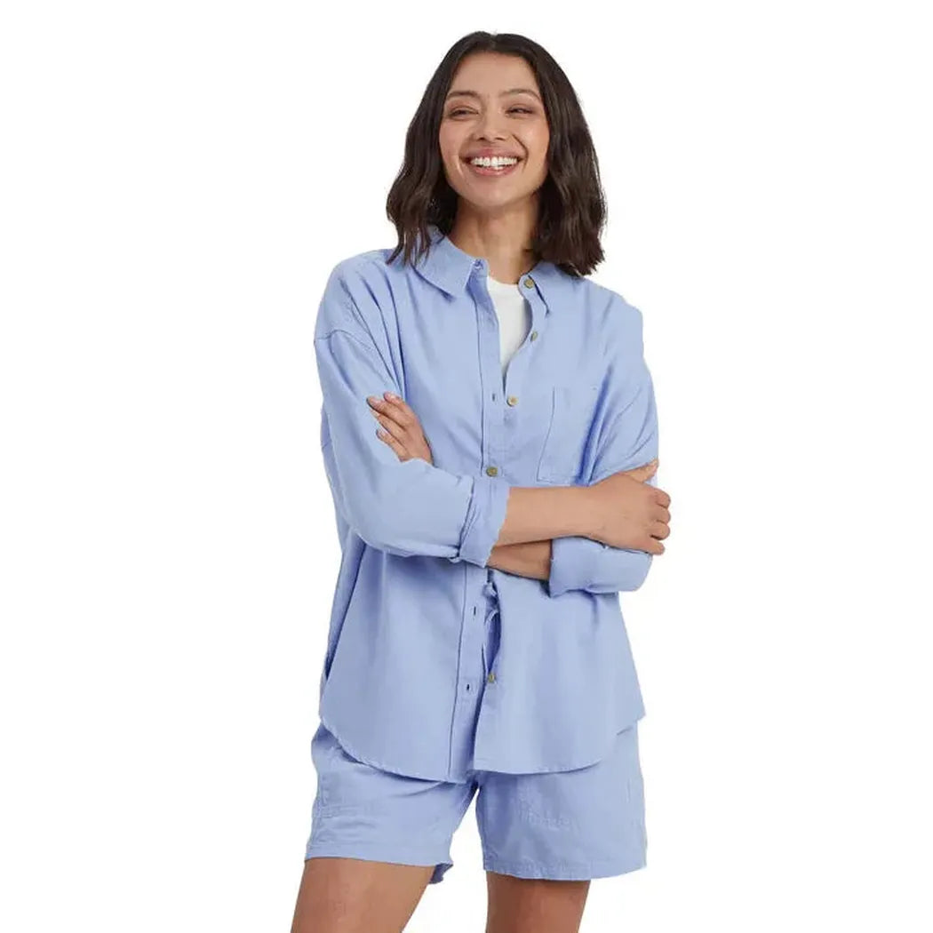 Sherpa Adventure Gear Women's Palmo Long Sleeve Shirt-Women's - Clothing - Tops-Sherpa Adventure Gear-Sky-S-Appalachian Outfitters