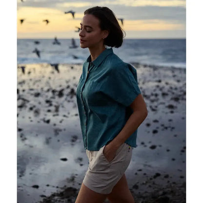 Sherpa Adventure Gear Women's Palmo Short Sleeve Shirt-Women's - Clothing - Tops-Sherpa Adventure Gear-Appalachian Outfitters