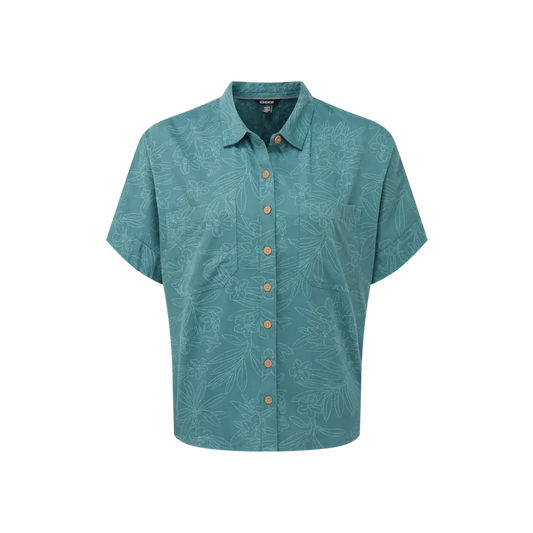Sherpa Adventure Gear Women's Palmo Short Sleeve Shirt-Women's - Clothing - Tops-Sherpa Adventure Gear-Hydra Floral-S-Appalachian Outfitters