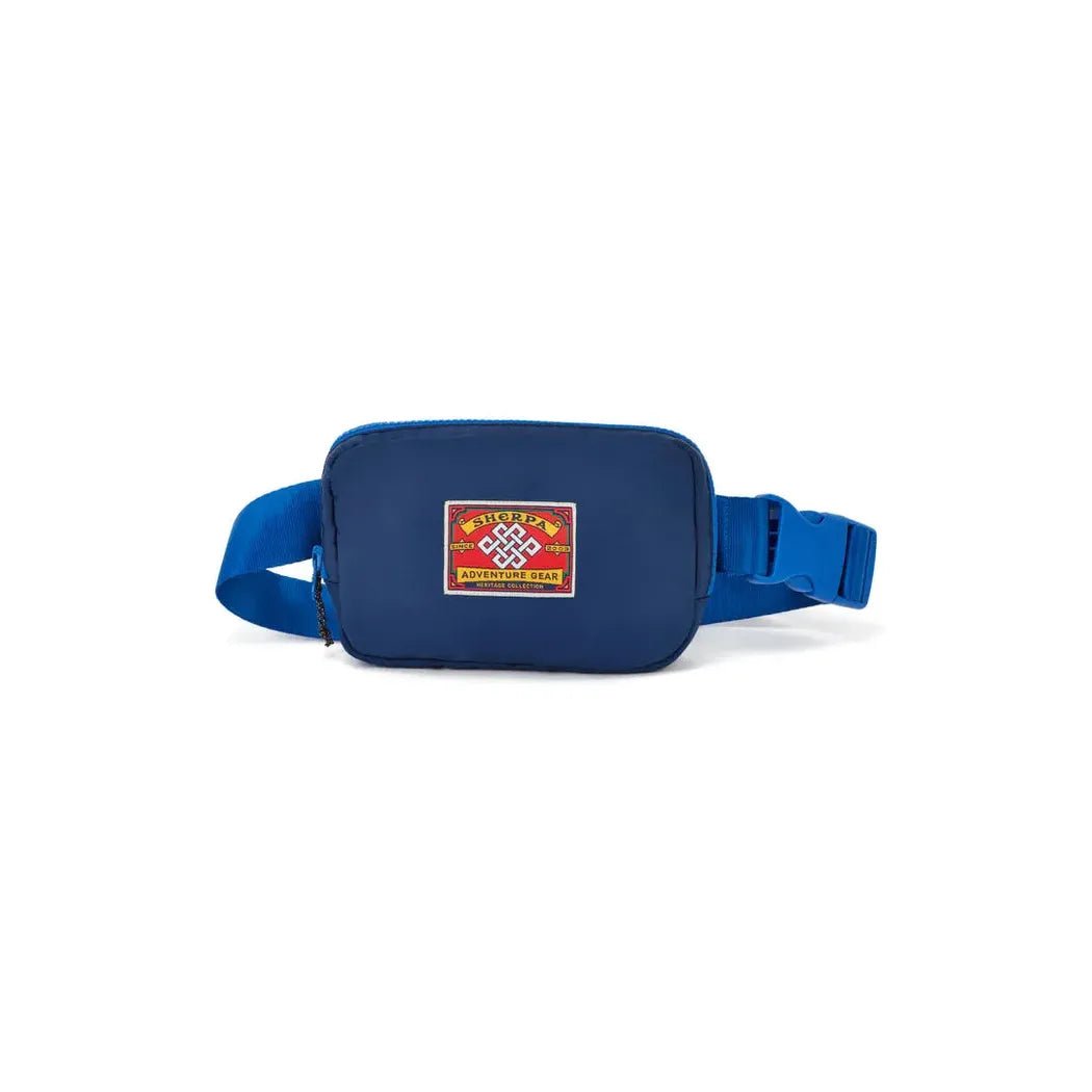Side view of the Sherpa Adventure Gear Tarcho Belt Bag in Black against a white background.
