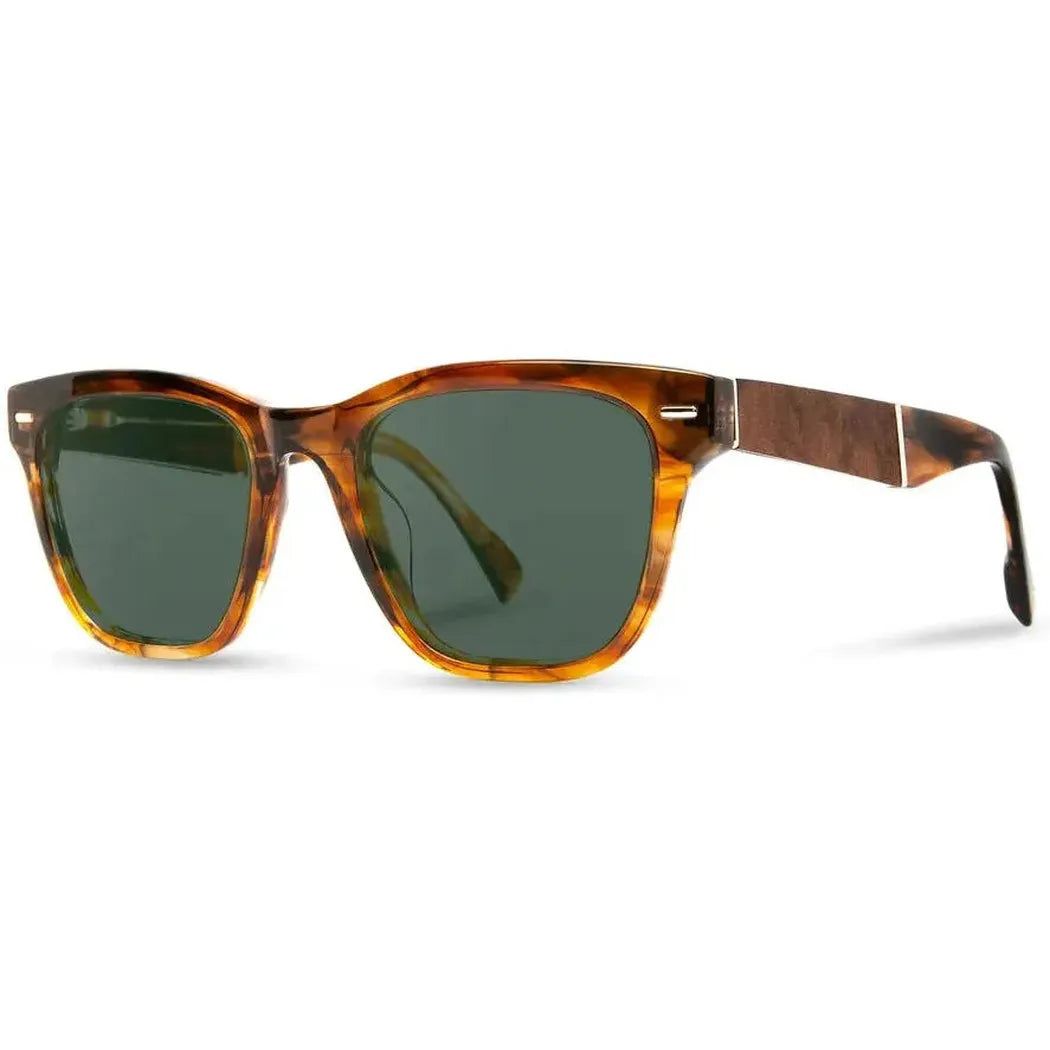 Shwood Handcrafted Ankeny-Accessories - Eyewear - Sunglasses-Shwood Handcrafted-Autumn // Elm Burl-G15 Polarized-Appalachian Outfitters