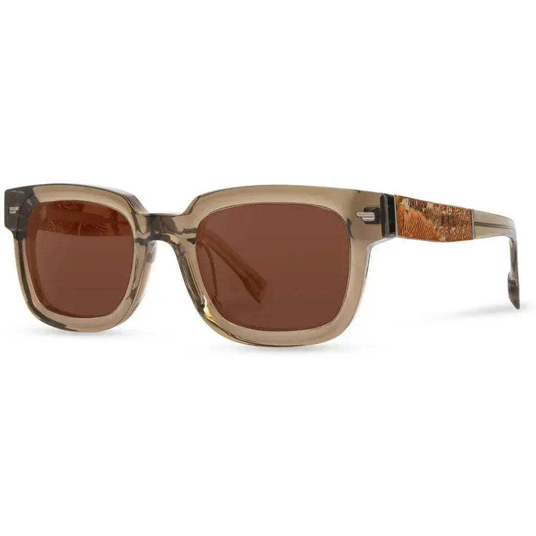 Shwood Handcrafted Buxton-Accessories - Eyewear - Sunglasses-Shwood Handcrafted-Sage // Mushroom-Brown Polarized-Appalachian Outfitters