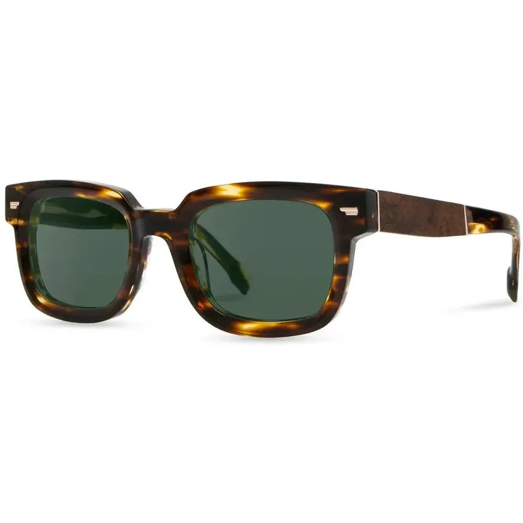 Shwood Handcrafted Buxton-Accessories - Eyewear - Sunglasses-Shwood Handcrafted-Jaguar // Elm Burl-G15 Polarized-Appalachian Outfitters
