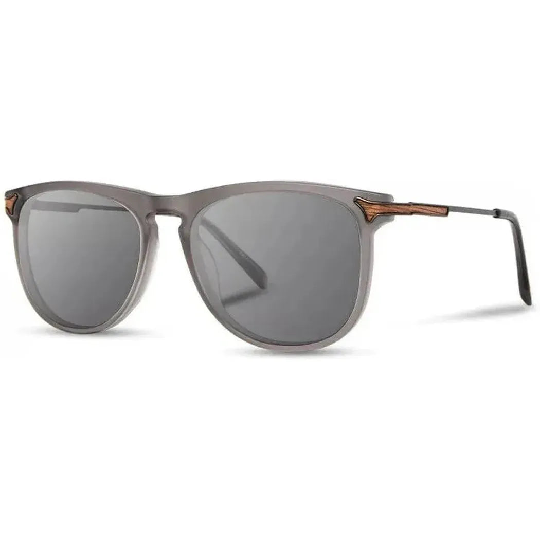 Shwood Handcrafted Keller-Accessories - Eyewear - Sunglasses-Shwood Handcrafted-Matte Smoke-Grey Polarized-Appalachian Outfitters
