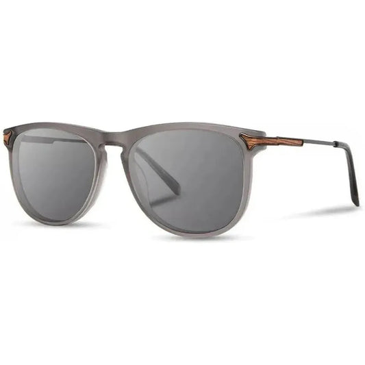 Shwood Handcrafted Keller-Accessories - Eyewear - Sunglasses-Shwood Handcrafted-Matte Smoke-Grey Polarized-Appalachian Outfitters