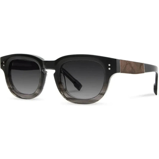 Shwood Handcrafted-Accessories - Eyewear - Sunglasses-Shwood Handcrafted-Black Agate // Elm Burl-Grey Fade Polarized-Appalachian Outfitters