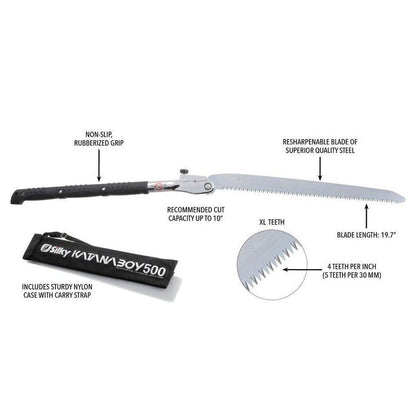 Silky Katanaboy 500mm Folding Saw-Camping - Accessories - Saws-Appalachian Outfitters