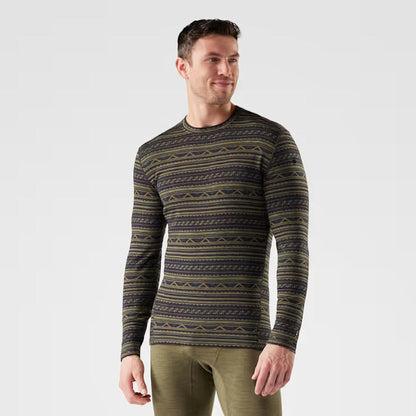 Smartwool Men's Classic Thermal Merino Base Layer Crew-Men's - Clothing - Baselayer-Winter Moss Summit Soul-M-Appalachian Outfitters